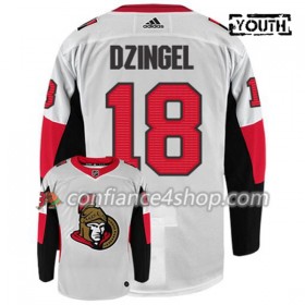 Adidas Maillot de Hockey Ottawa Senators RYAN DZINGEL 18 Blanc Authentic - Enfant